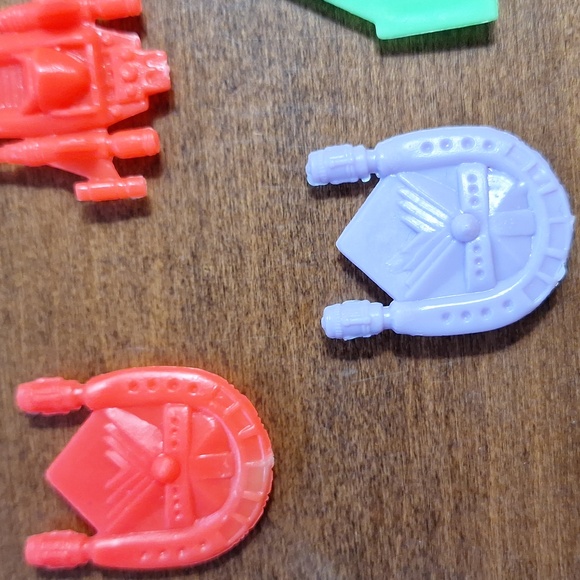 Colorful Space Ship Game Pieces - Picture 2 of 4